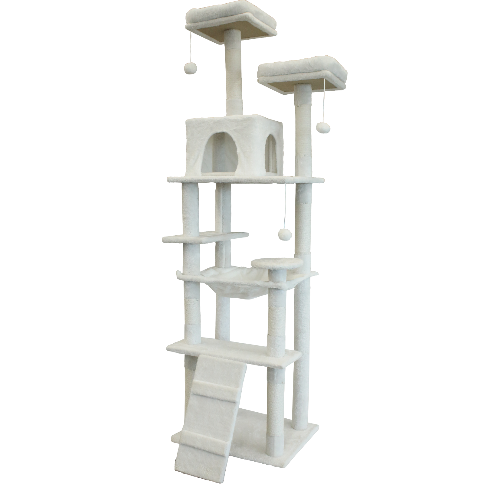 猫塔 キャットタワー 高さ161㎝ ハンモック 木製 スリム 組み立て簡単 imgrc0084284809.jpg?fitin=720:720