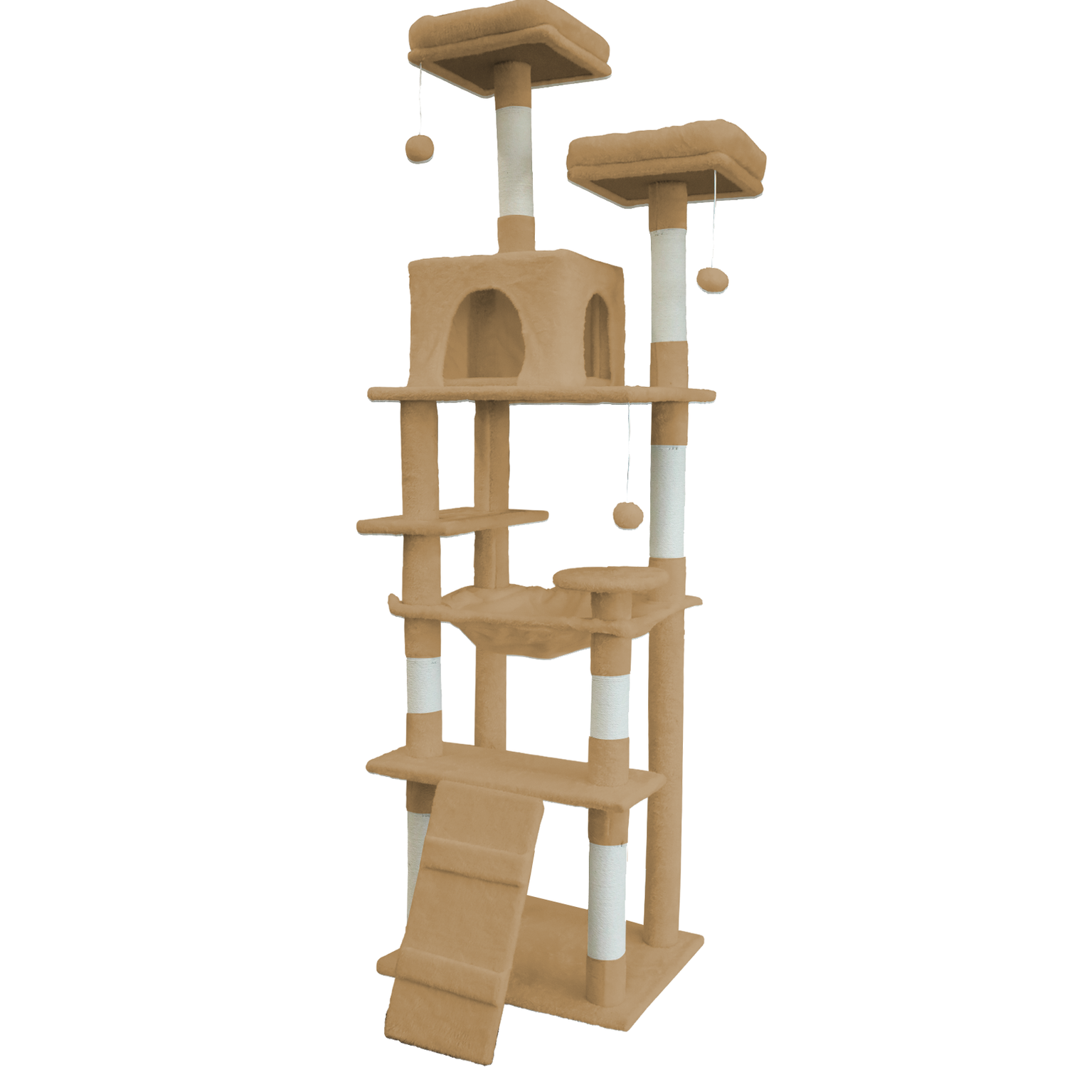 高さ185cm】置くだけキャットタワー ハンモック付き – NICO-LS